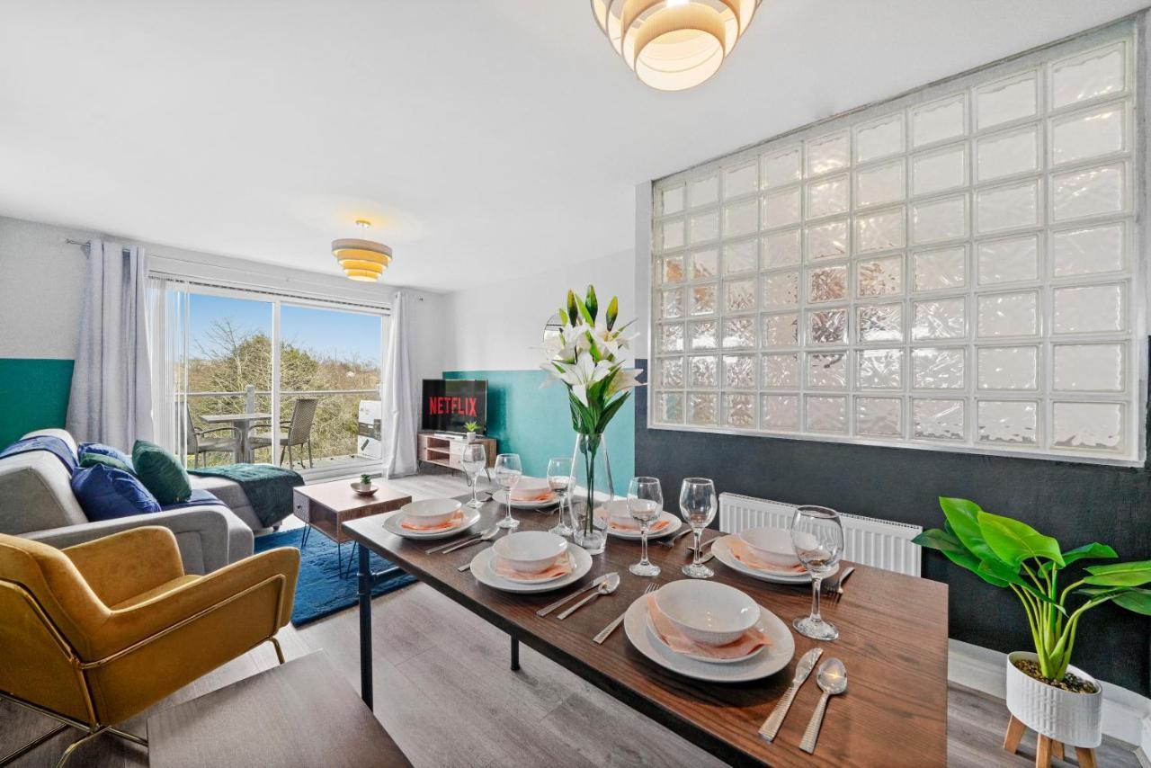 The Stylish Warwick Abode - Balcony - Garden Leek Wootton Exterior photo